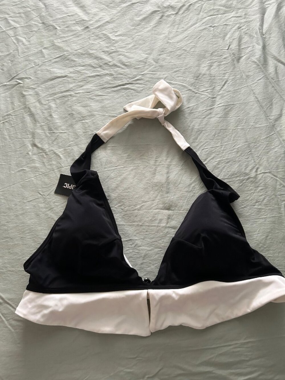 NWT Hot Topic black and white sailor girl bikini top size XXL